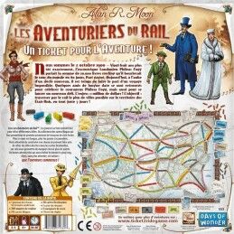 Asmodee|Jogo de Mesa Asmodee The Adventurers of Rail USA (FR)