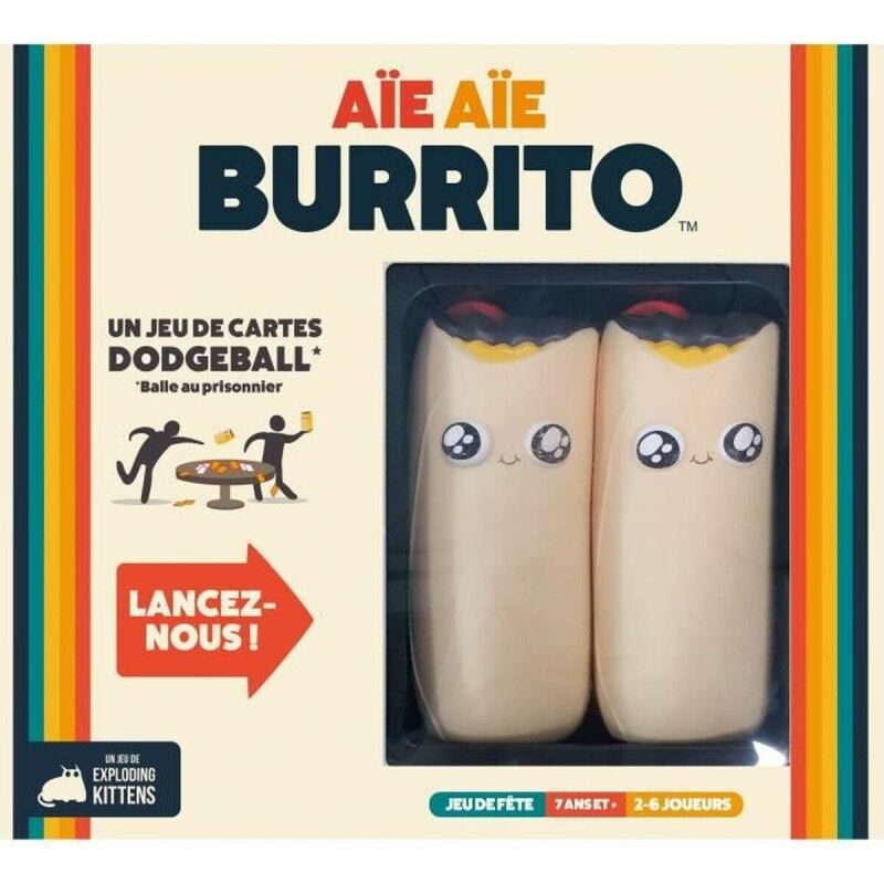 Asmodee|Jogo de Mesa Asmodee Aïe Aïe Burrito (FR) Asmodee|Jogo de Mesa Asmodee Aïe Aïe Burrito (FR)