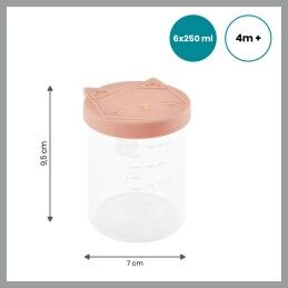 Badabulle|Conjunto de recipientes para comida de bebê Badabulle