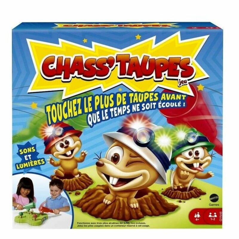 Mattel|Jogo de Mesa Mattel CHASS'TAUPES (FR) Mattel|Jogo de Mesa Mattel CHASS'TAUPES (FR)