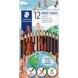 Staedtler|Lápis de cores Staedtler Noris Colour Wopex Conjunto 12 Peças (10 Unidades)