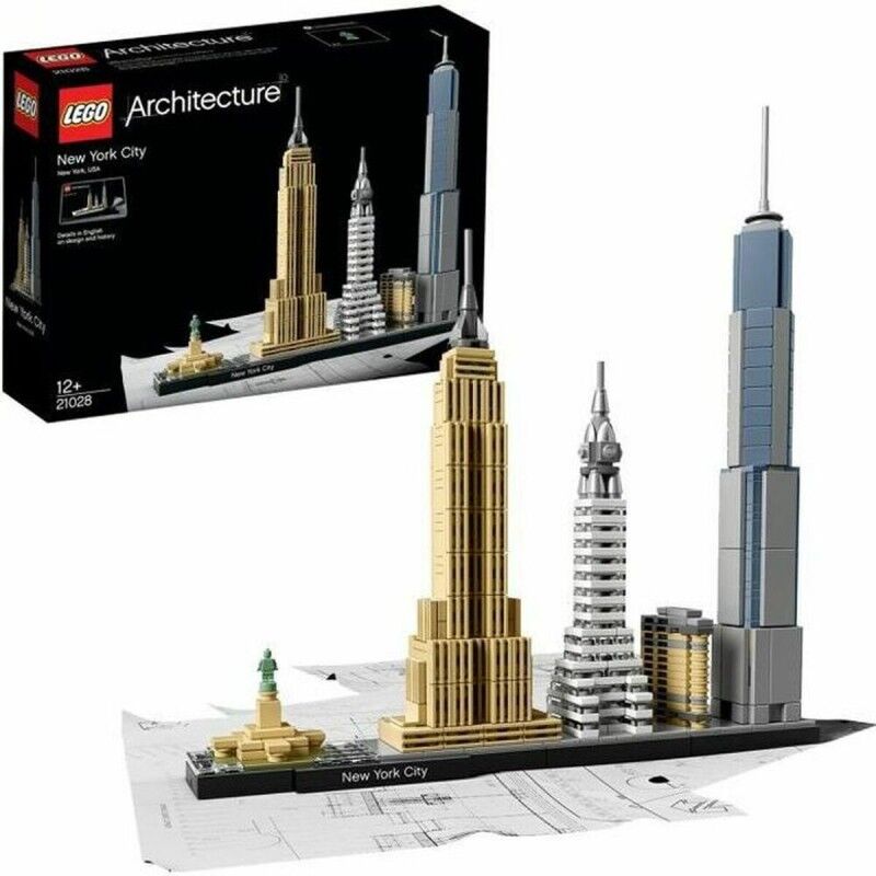 Lego|Jogo de Construção Lego Architecture 21028 New York Multicolor 600 Peças