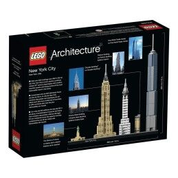 Lego|Jogo de Construção Lego Architecture 21028 New York Multicolor 600 Peças