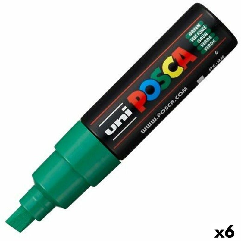 POSCA|Rotulador POSCA PC-8K Verde (6 Unidades) POSCA|Rotulador POSCA PC-8K Verde (6 Unidades)