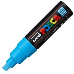 POSCA|Rotulador POSCA PC-8K Azul Claro (6 Unidades)
