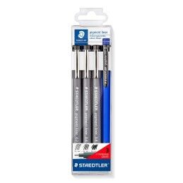 Staedtler|Conjunto de Canetas de Feltro Staedtler Preto (10 Unidades)