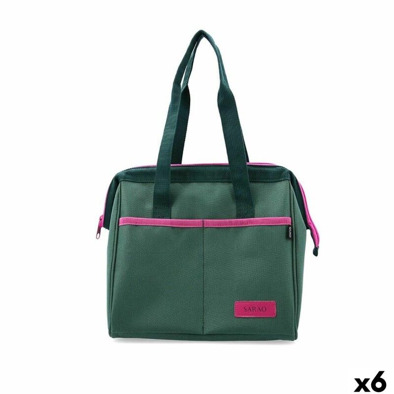 Quid|Saco Reutilizável para Alimentos Quid Sarao Verde Têxtil Livre de BPA 24 x 23 x 16 cm (6 Unidades) Quid|Saco Reutilizável para Alimentos Quid Sarao Verde Têxtil Livre de BPA 24 x 23 x 16 cm (6 Unidades)