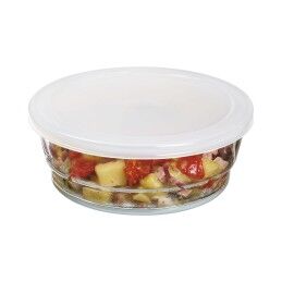 Arcoroc|Lancheira Redonda com Tampa Arcoroc So Urban Duas cores Vidro 1,35 L (12 Unidades)