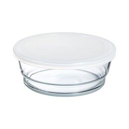 Arcoroc|Lancheira Redonda com Tampa Arcoroc So Urban Duas cores Vidro 1,35 L (12 Unidades)