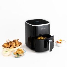 DCOOK|Fritadeira de Ar Dcook Gallery Preto 1450 W 4,6 L