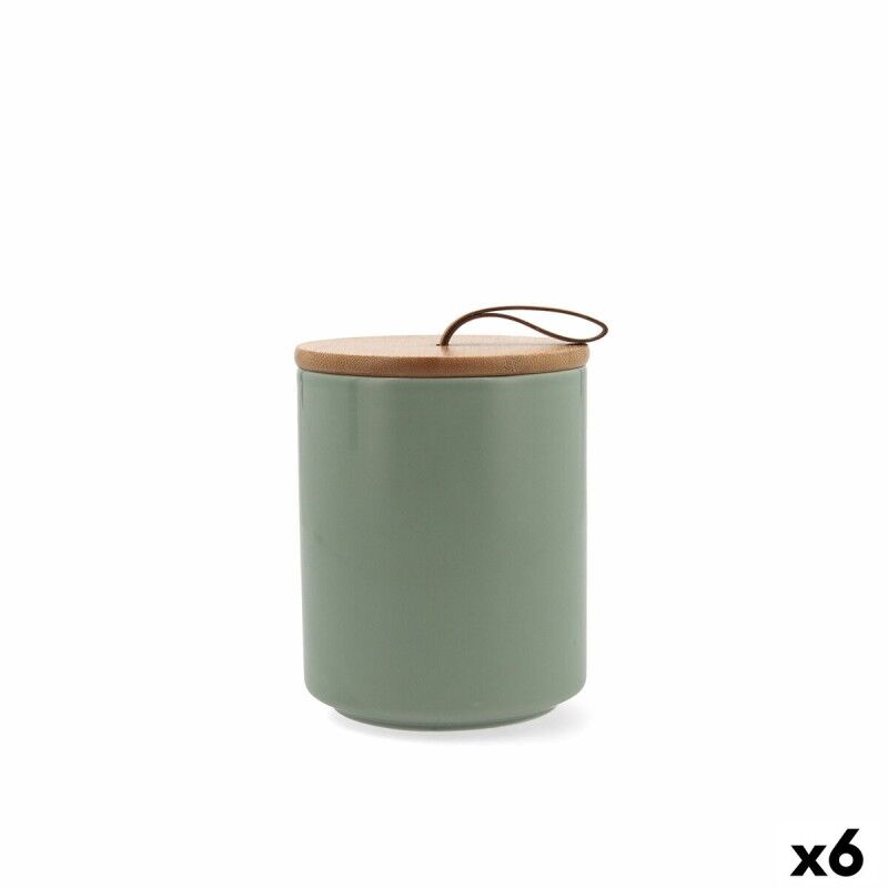 Quid|Frasco Quid Ozon Verde Cerâmica Folhas 10,4 x 13 cm (6 Unidades) Quid|Frasco Quid Ozon Verde Cerâmica Folhas 10,4 x 13 cm (6 Unidades)