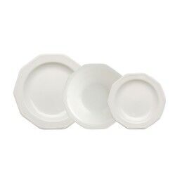 Bidasoa|Prato de Jantar Bidasoa Ikonic Azul Cerâmica 20,2 x 19,7 x 1,3 cm (6 Unidades) (Pack 6x)
