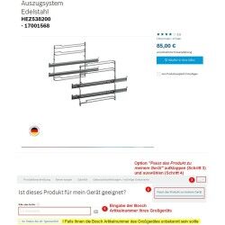 BOSCH|Cabaz BOSCH SMZ 5300