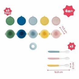 Babymoov|Conjunto de recipientes para comida de bebê Babymoov B005107