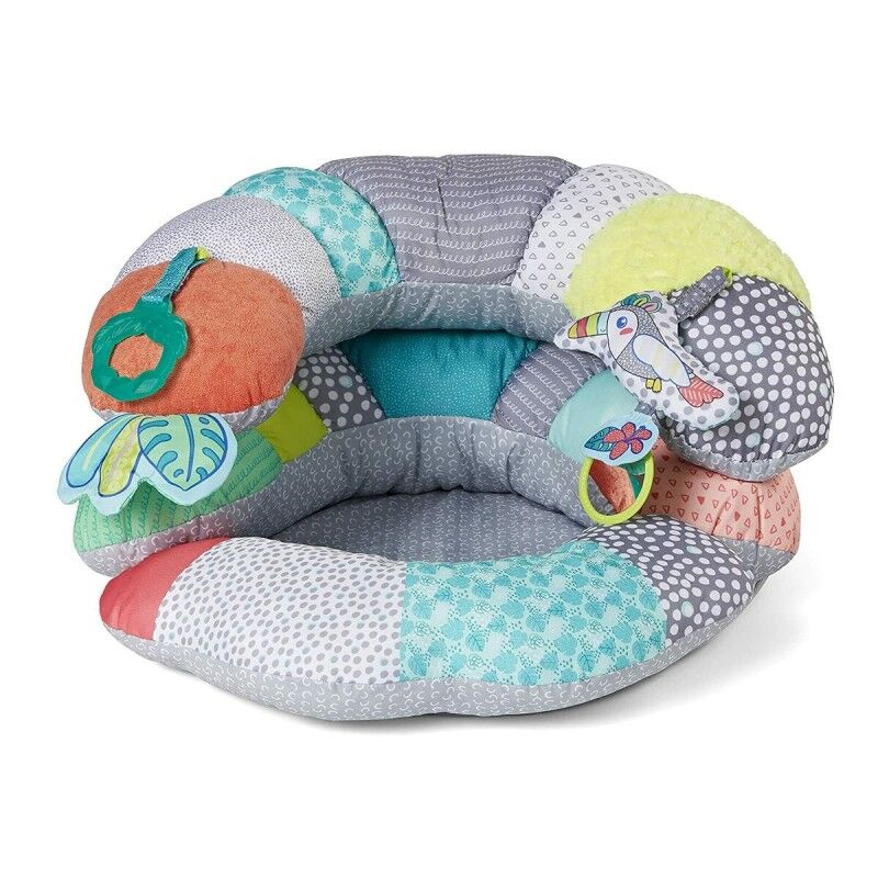 Infantino|Tapete de jogos Infantino Tummy Time 2 em 1 Infantino|Tapete de jogos Infantino Tummy Time 2 em 1