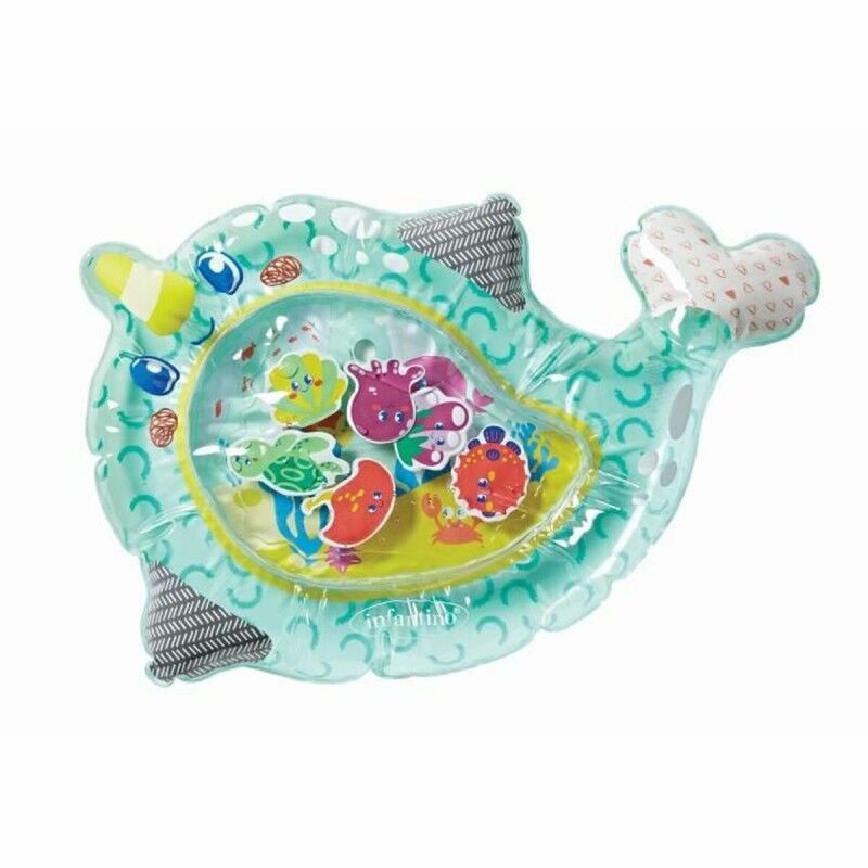 Infantino|Tapete de Jogos Insuflável com Água para Bebé Infantino Sea Unicorn 71 x 48 cm