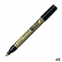 Pentel|Marcadores de giz líquido Pentel Wet Erase Vermelho (12 Peças)