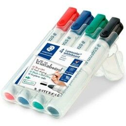 Staedtler|Conjunto de Canetas de Feltro Staedtler Lumocolor Ardósia branca 4 Peças Multicolor (5 Unidades)
