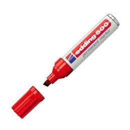 Edding|Rotulador permanente Edding 500 Vermelho (10 Unidades)