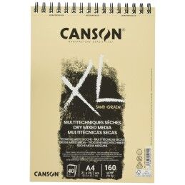 Canson|Bloco de desenho Canson XL Sand Natural A4 5 Unidades 40 Folhas 160 g/m2