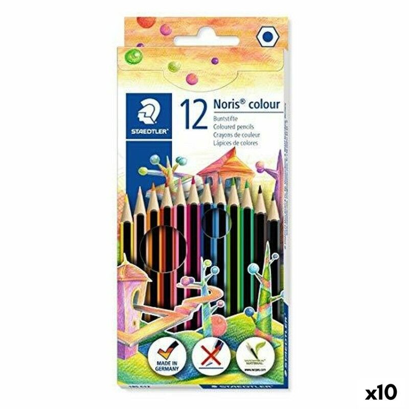 Staedtler|Conjunto de Lápis Staedtler Noris Colour Wopex Multicolor (10 Unidades)