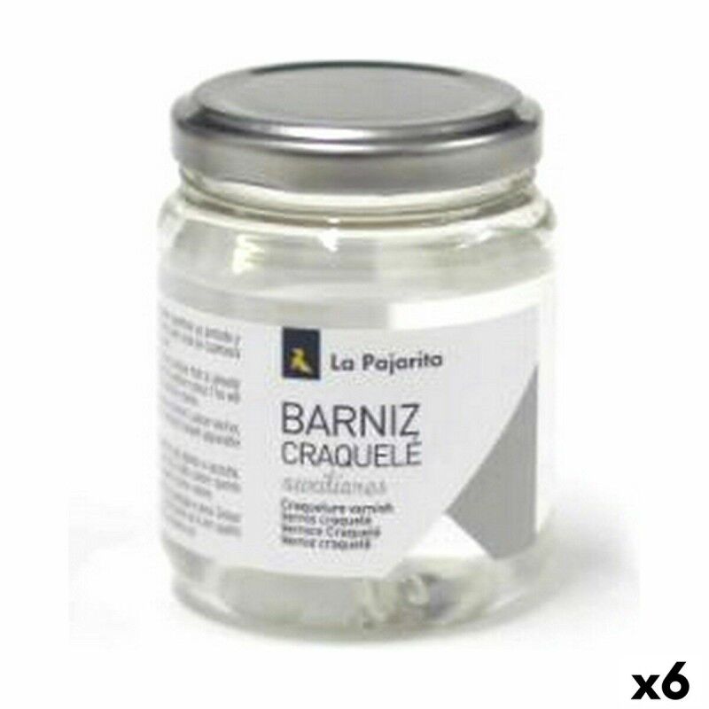 La Pajarita|Verniz La Pajarita Craquele 6 Peças La Pajarita|Verniz La Pajarita Craquele 6 Peças
