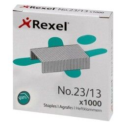 Rexel|Grampos Rexel 1000 Peças 23/13 (20 Unidades)
