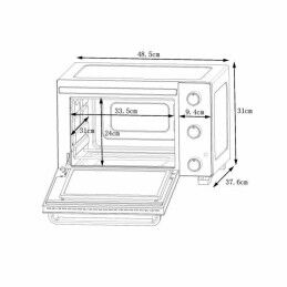 Continental Edison|Forno Continental Edison CEMF28B2 1500 W