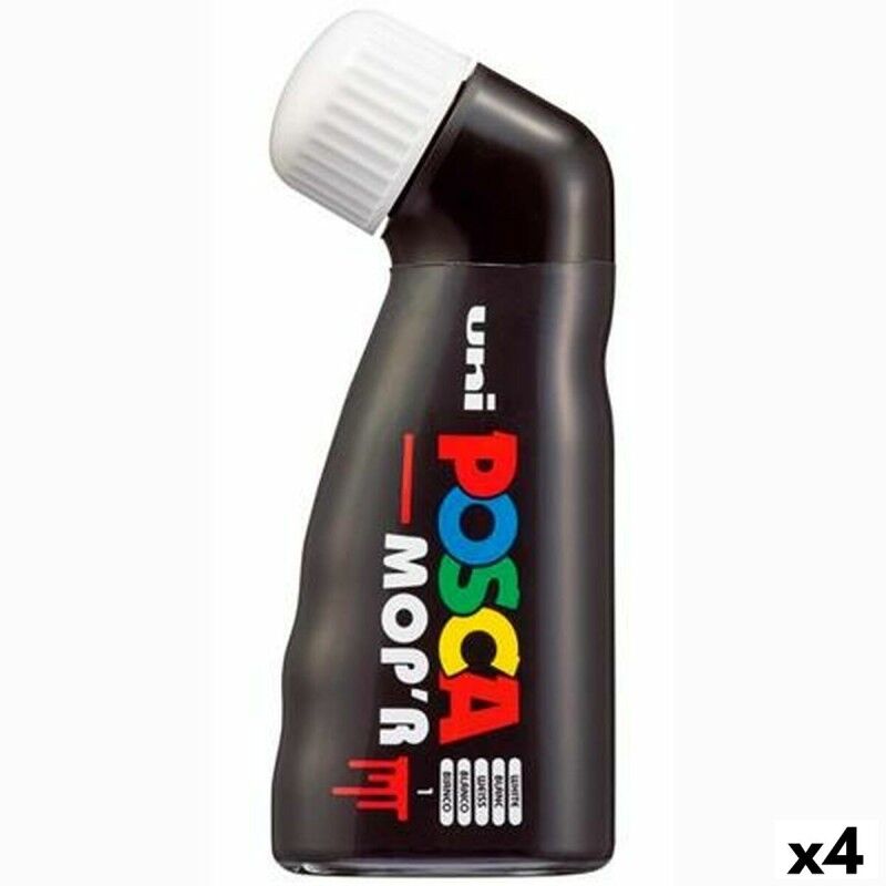 POSCA|Marcador POSCA MOP´R PC-22 Branco (4 Unidades) POSCA|Marcador POSCA MOP´R PC-22 Branco (4 Unidades)