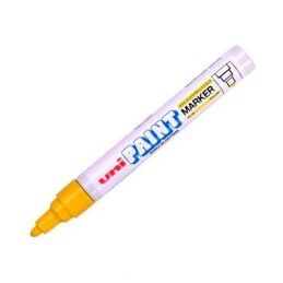 Uni-Ball|Rotulador permanente Uni-Ball PX-20 Amarelo 2,8 mm (12 Unidades)