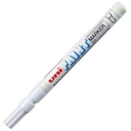 Uni-Ball|Rotulador permanente Uni-Ball PX-20 Branco (12 Unidades)