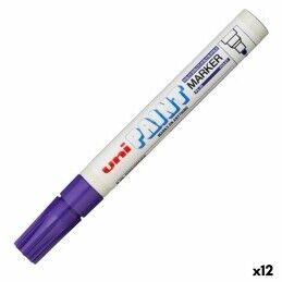 Uni-Ball|Rotulador permanente Uni-Ball Paint PX-21L Vermelho 12 Peças