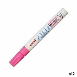 Uni-Ball|Rotulador permanente Uni-Ball Paint PX-21L Vermelho 12 Peças