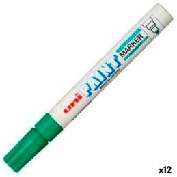 Pentel|Marcadores de giz líquido Pentel Maxiflo MWL-5S Azul (12 Peças)
