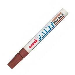 Uni-Ball|Rotulador permanente Uni-Ball PX-20 Castanho (12 Unidades)