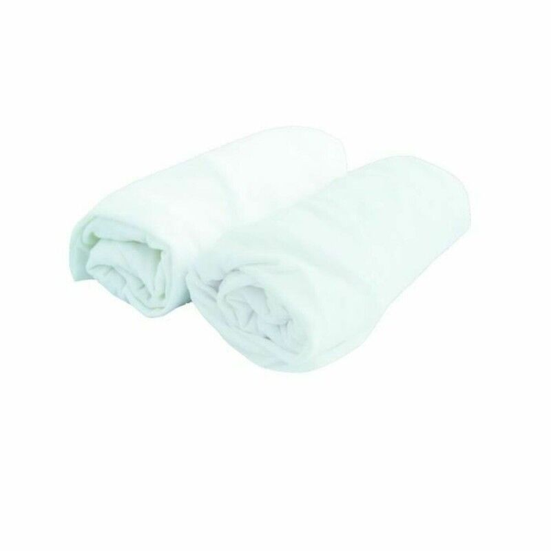 Domiva|Lençol de baixo ajustável Domiva Doux Nid Branco 60 x 120 cm Domiva|Lençol de baixo ajustável Domiva Doux Nid Branco 60 x 120 cm