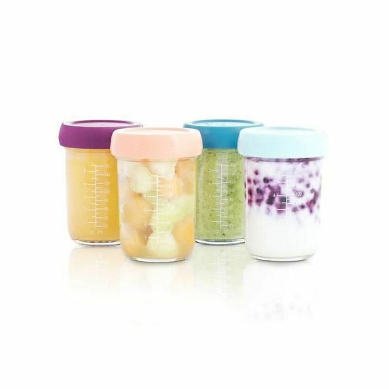 Babymoov|Recipiente para Conservar Alimentos Babymoov Airtight 4 x 240 ml Babymoov|Recipiente para Conservar Alimentos Babymoov Airtight 4 x 240 ml