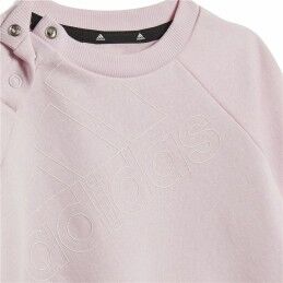 Adidas|Conjunto Desportivo para Crianças Adidas Essentials Logo Cor de Rosa