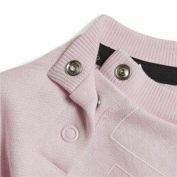 Adidas|Conjunto Desportivo para Crianças Adidas Essentials Logo Cor de Rosa