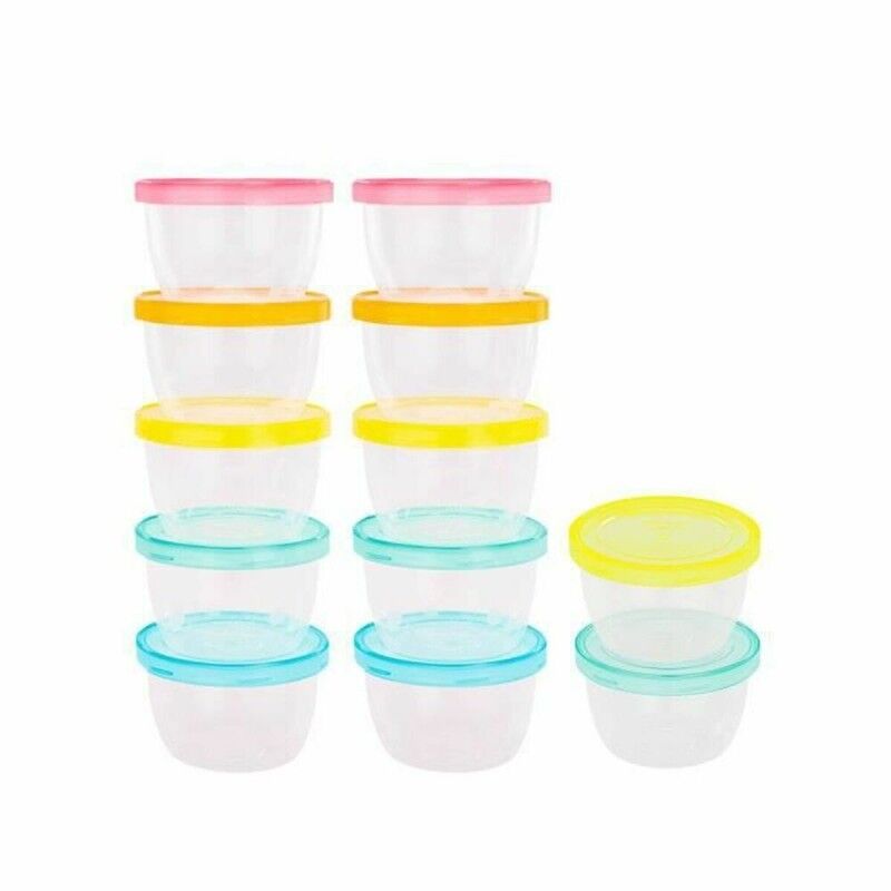 Badabulle|Recipiente para Conservar Alimentos Badabulle 250 ml 12 Unidades