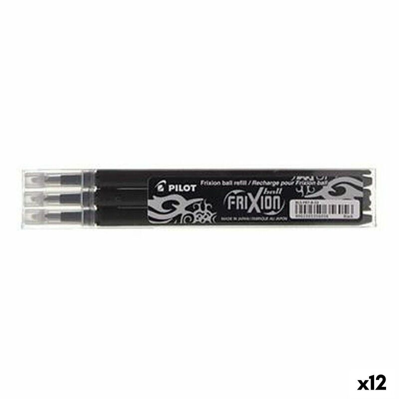 Pilot|Conjunto de recargas Pilot Frixion 0,7 Caneta 3 Peças Preto (12 Unidades)