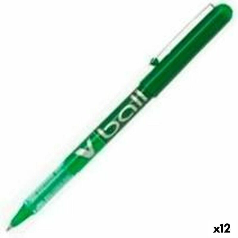 Pilot|Esferográfica de tinta líquida Pilot BL-VB-5 Verde 0,3 mm (12 Unidades)