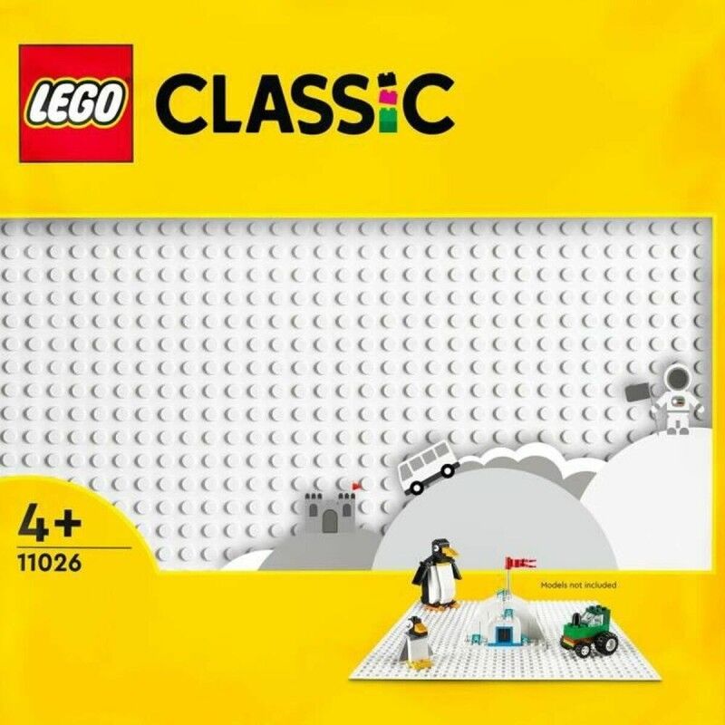 Lego|Base de apoio Lego 11026 Classic The White Building Plate Branco