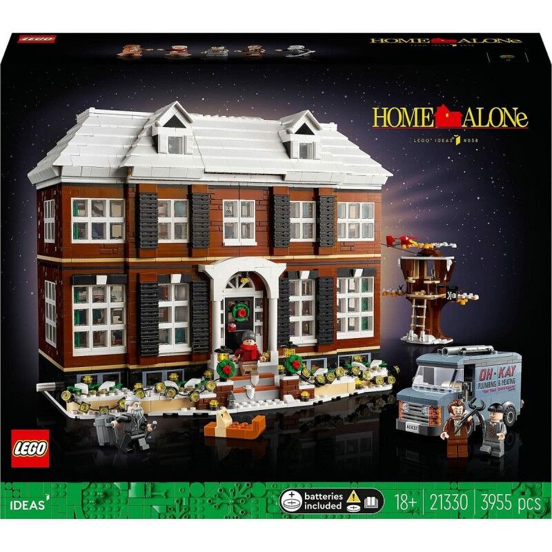 Lego|Jogo de Construção Lego Ideas 21330 Home Alone: Mom, I Missed The Plane! Preto 3955 Peças Lego|Jogo de Construção Lego Ideas 21330 Home Alone: Mom, I Missed The Plane! Preto 3955 Peças