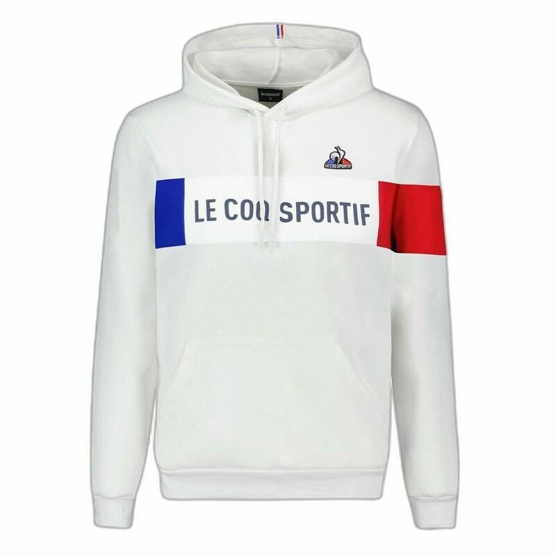 Le coq sportif|Polar com Capuz Homem Le coq sportif TRI HOODY NEW OPTICAL 2310015  Branco