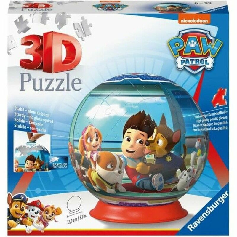 Ravensburger|Puzzle 3D Ravensburger Paw Patrol 72 Peças