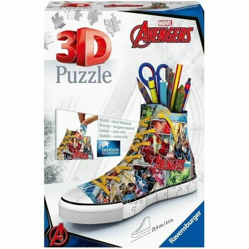 Ravensburger|Puzzle 3D Ravensburger Sneaker Avengers 108 Peças Ravensburger|Puzzle 3D Ravensburger Sneaker Avengers 108 Peças