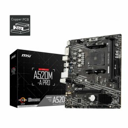 Placa Mãe MSI 7C96-001R mATX AM4 AMD® A520 AMD AMD AM4 