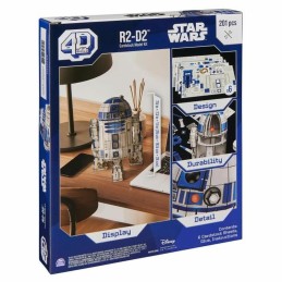Jogo de Construção Star Wars R2-D2 201 Peças 19 x 18,6 x 28 cm Branco Multicolor