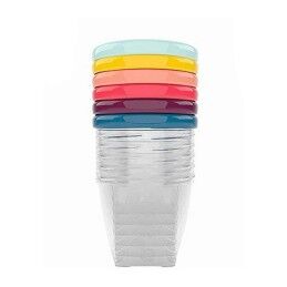 MasterChef|Lancheira Hermética MasterChef Cinzento Transparente Quadrado 1,1 L (6 Unidades)